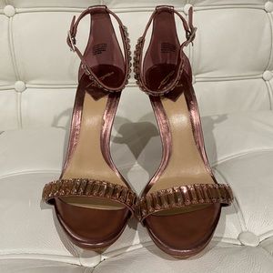 NBW Brain Atwood Vero Cuoio, Leather Heels, size 8